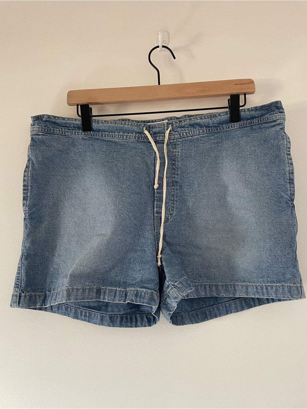 Denim Shorts with Drawstring 100% Cotton Blue Junior 9